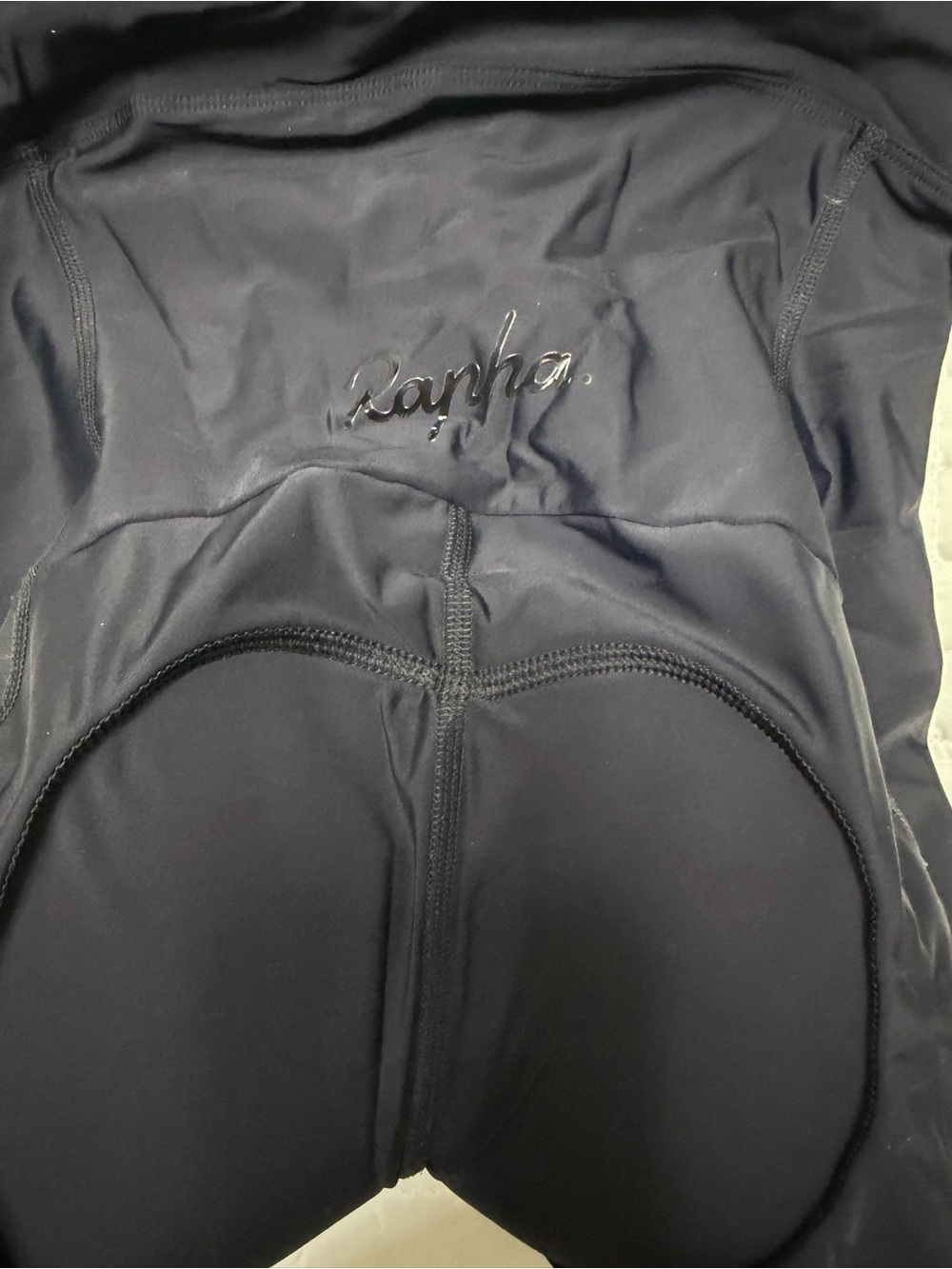 Rapha Marin Headlands Cycling Bib Shorts Men’s Large Black Padded Road Bike - Picture 10 of 11